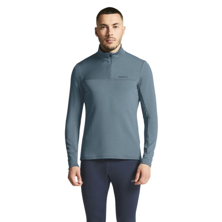 Craft Sport Long Sleeve Shirt CORE Gain (Midlayer, Half-Zip) blue/grey Men's