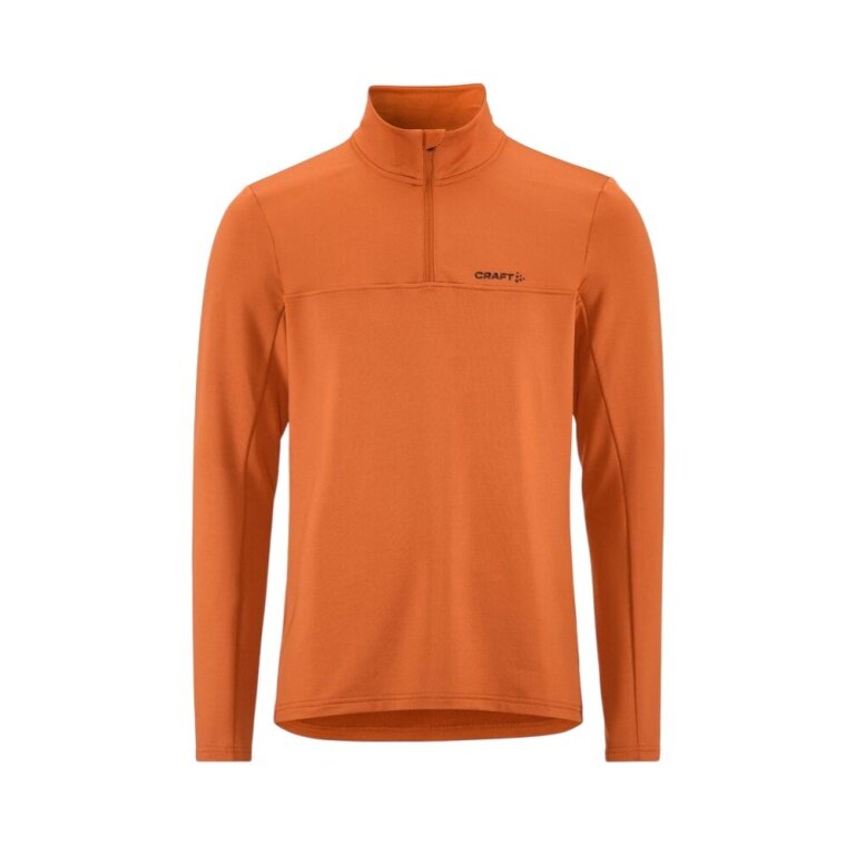 Craft Sport Long Sleeve Shirt CORE Gain (Midlayer, Half-Zip) buff orange Men's