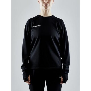 Craft Sport Long Sleeve Shirt Evolve Crew Neck - made of stretch material - black Women