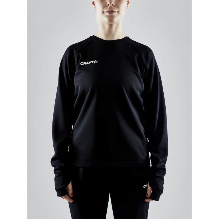 Craft Sport Long Sleeve Shirt Evolve Crew Neck - made of stretch material - black Women