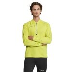 Craft Sport Long Sleeve Shirt Extend Halfzip (high freedom of movement, comfortable fit) yellow Men