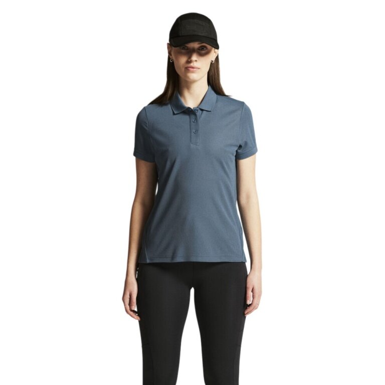 Craft Sport Polo Core Unify (functional recycled polyester) grey/blue ladies