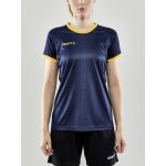 Craft Sport-Shirt (Jersey) Progress 2.0 Graphic Jersey - lightweight, functional and stretch material - navy blue/yellow Women
