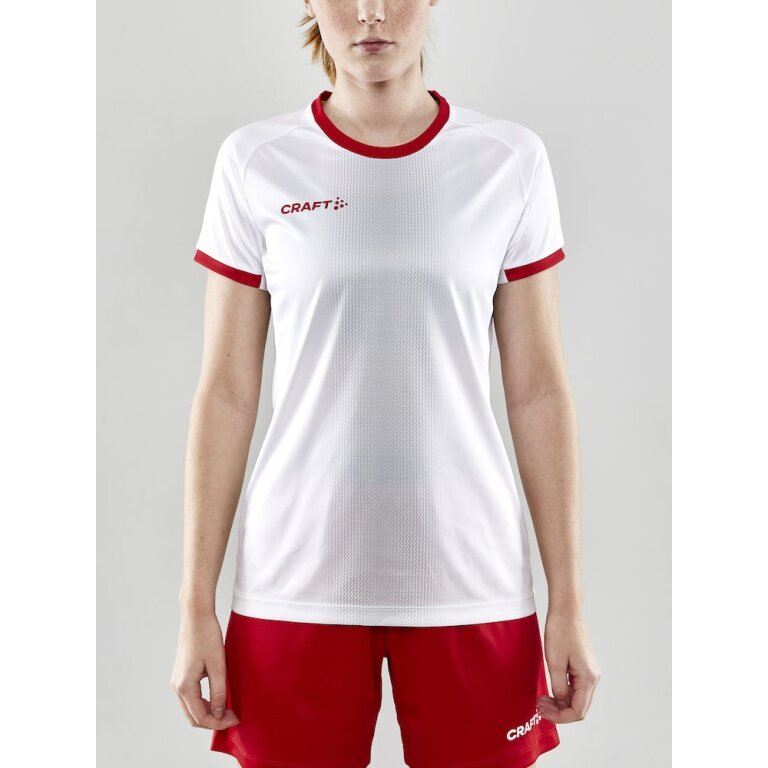 Craft Sport-Shirt (Jersey) Progress 2.0 Graphic Jersey - light, functional and stretchy material - white/red Women