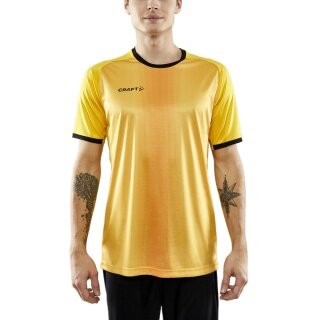 Craft Sport T-shirt (Jersey) Progress 2.0 Graphic Jersey - light, functional and stretch material - yellow/black Men