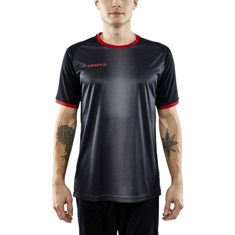Craft Sport T-shirt (Jersey) Progress 2.0 Graphic Jersey - lightweight, functional and stretch material - black/red Men