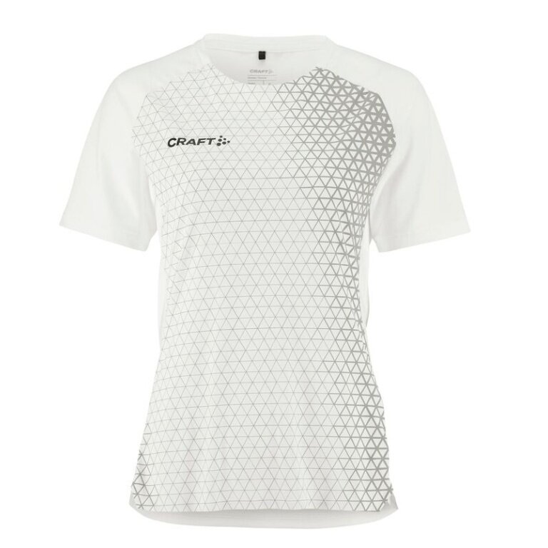 Craft Sport Shirt Extend 2.0 Graphic Jersey (100% recycled Polyester, moisture-wicking) white Ladies
