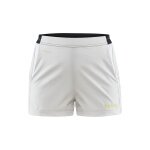 Craft Sports Shorts (Short) Pro Control Impact - elastic material, with inner slip - white/lime Women