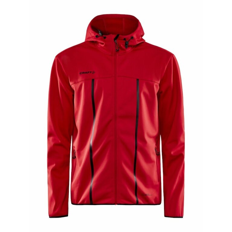 Craft Softshell Jacket ADV Explore (windproof, water-repellent) red Men