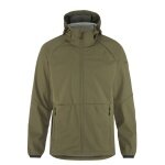 Craft Softshell Jacket CORE Explore 2 (windproof, water-repellent) khaki green Men's