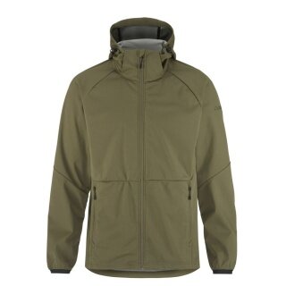 Craft Softshell Jacket CORE Explore 2 (windproof, water-repellent) khaki green Men's