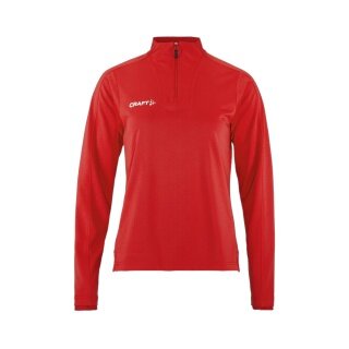 Craft Sport Long Sleeve Shirt Evolve 2.0 Halfzip (100% recycled Polyester) red Ladies