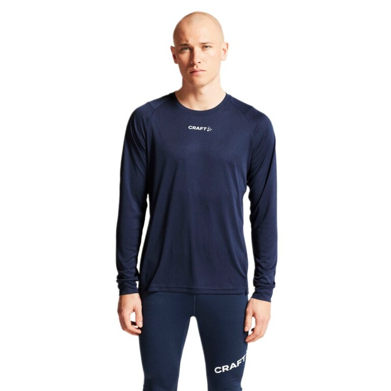 Craft Sport Long Sleeve Shirt Rush 2.0 Tee (light, functional) navy blue Men's