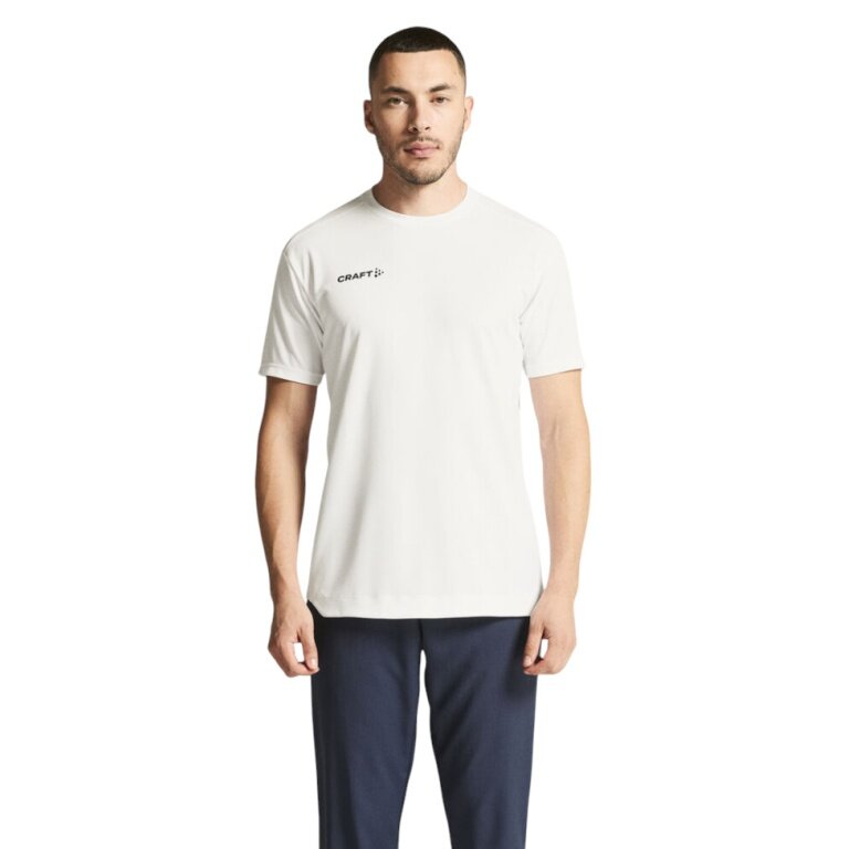 Craft Sport T-shirt Evolve 2.0 Structured Jersey (durable, lightweight) white men's