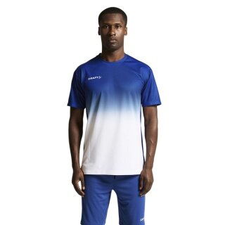 Craft Sport T-shirt Evolve 2.0 Structured Graphic Jersey (elastic material) cobalt blue/white men's