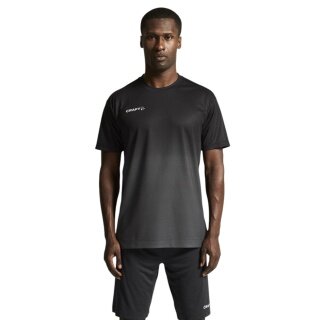 Craft Sport T-shirt Evolve 2.0 Structured Graphic Jersey (elastic material) black/granite grey men's