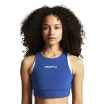 Craft Sport Bra Rush 2.0 Crop Top (recommended polyester, elastic material) cobalt blue ladies