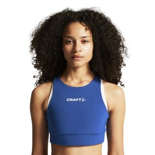 Craft Sport Bra Rush 2.0 Crop Top (recommended polyester, elastic material) cobalt blue ladies