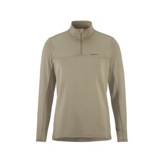 Craft Sport Long Sleeve Shirt CORE Gain (Midlayer, Half-Zip) beige Men