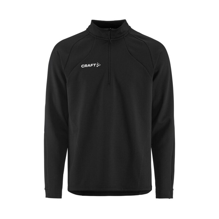 Craft Sport Long Sleeve Shirt Extend 2.0 Half Zip (modern look, very elastic material) black men's