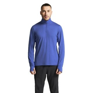 Craft Sport Long Sleeve Shirt Flow Half-Zip (light, soft feel) royal blue men's