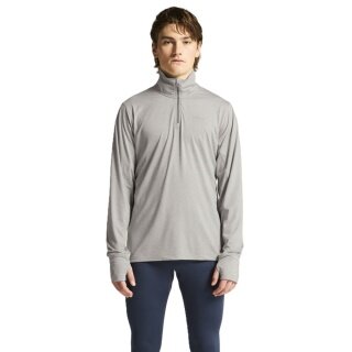 Craft Sport Long Sleeve Shirt Flow Half-Zip (lightweight, soft feel) grey men's