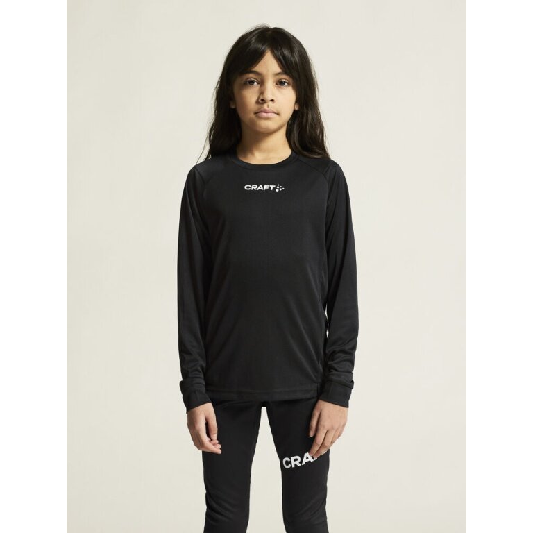 Craft Sport Long Sleeve Shirt Rush 2.0 Tee (light, functional) black Children