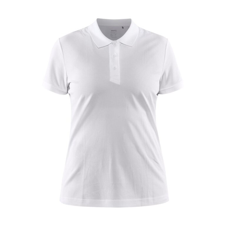 Craft Sport Polo Core Unify (functional recycled polyester) white Women