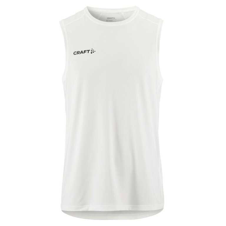 Craft Sport Tank Ability Sl Tee (Mesh Inserts, moisture-wicking) white men's