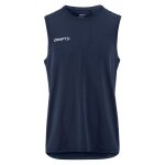 Craft Sport Tank Ability Sl Tee (Mesh Inserts, moisture-wicking) navy blue Men's