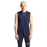 Craft Sport Tank Rush 2.0 Sleeveless Singlet (100% recycled Polyester) navy blue Men's