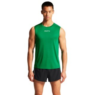 Craft Sport Tank Rush 2.0 Sleeveless Singlet (100% recycled Polyester) green Men's