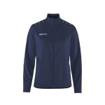 Craft Sport Training Jacket Squad Go Full Zip (Side Pockets with Zipper) Navy Blue Ladies