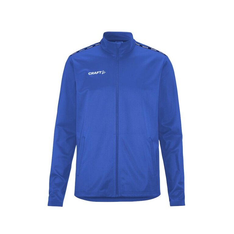 Craft Sport Training Jacket Squad Go Full Zip (Side Pockets with Zip) cobalt blue Men's
