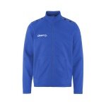 Craft Sport Training Jacket Squad Go Full Zip (Side Pockets with Zip) Cobalt Blue Kids
