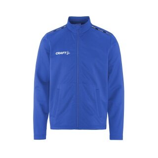 Craft Sport Training Jacket Squad Go Full Zip (Side Pockets with Zip) Cobalt Blue Kids