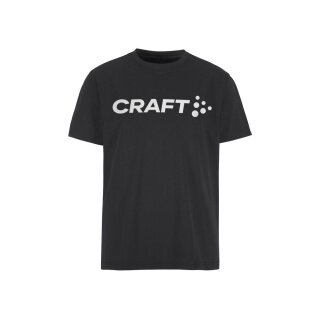 Craft Sport T-shirt Community 2.0 Tee (Logo, Cotton Blend) black Men's