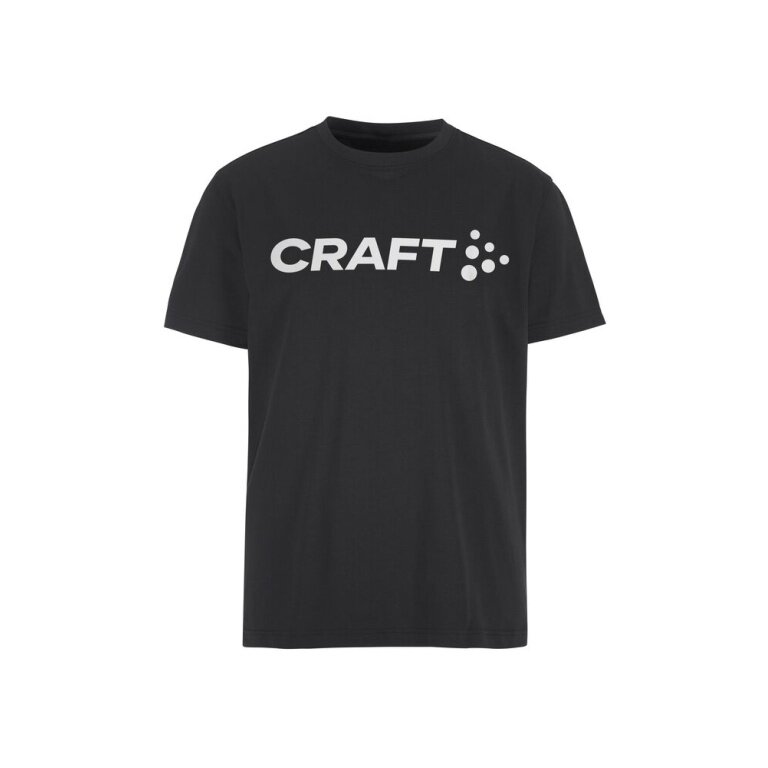 Craft Sport T-shirt Community 2.0 Tee (Logo, Cotton Blend) black Men's