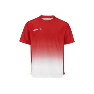 Craft Sport T-shirt Evolve 2.0 Structured Graphic Jersey (elastic material) red/white children