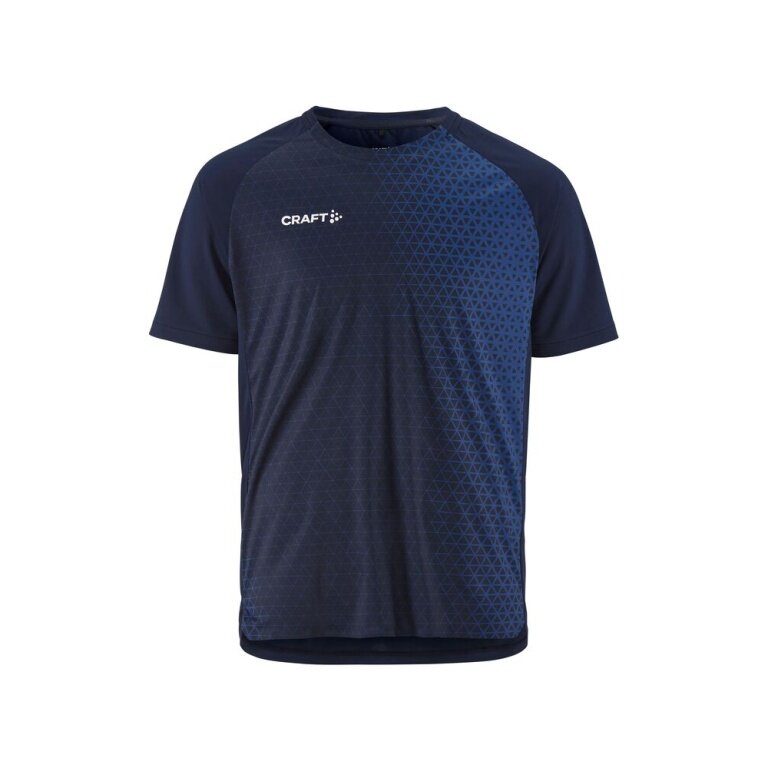 Craft Sport T-shirt Extend 2.0 Graphic Jersey (100% recycled Polyester, moisture-wicking) navy blue Men's