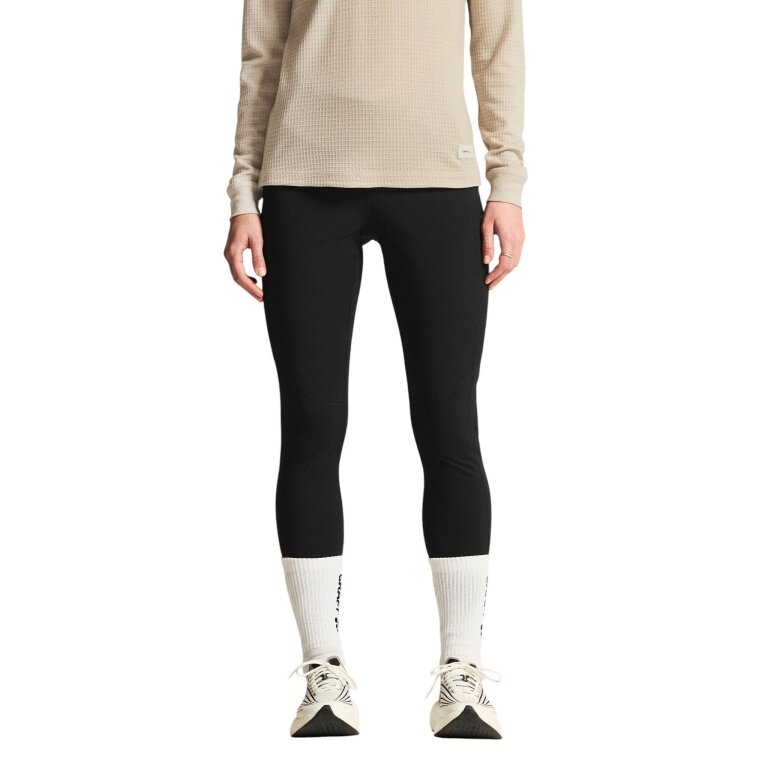Craft Training Trousers Adv Essence Warm Wind Tights 2 (fitted, elastic waistband) black ladies