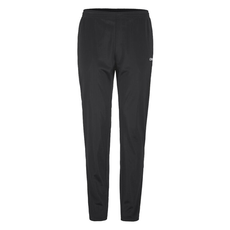 Craft Squad Go Pant Training Trousers (elasticated waistband with drawstring) long black children