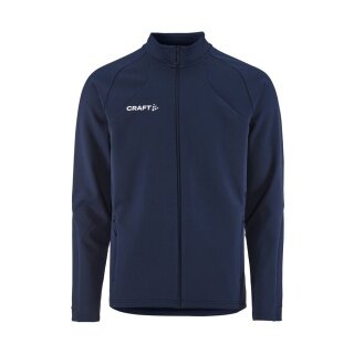 Craft Training Jacket Extend 2.0 Full Zip (modern look, very elastic material) navy blue men's