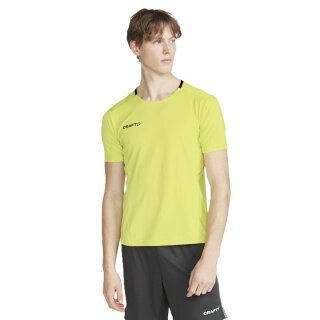 Craft Sport T-shirt Extend Jersey (rec. Polyester, Mesh inserts) yellow Men