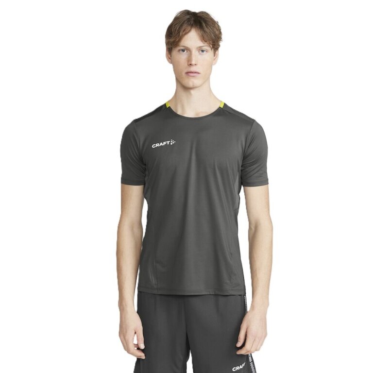Craft Sport T-shirt Extend Jersey (recycled Polyester, Mesh inserts) asphalt grey Men
