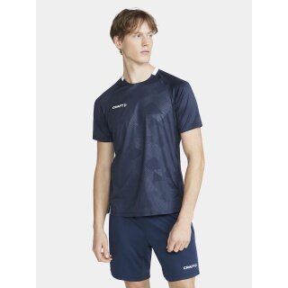 Craft Sport T-shirt (Jersey) Premier Solid Jersey (rec. Polyester, high elasticity) navy blue Men
