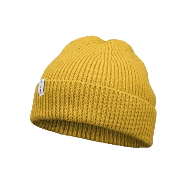 Craft Winter Hat Urban Rib Beanie (warm, ribbed structure) yellow - 1 piece