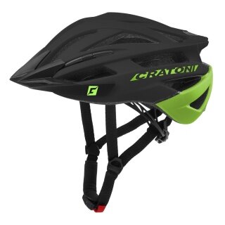 Cratoni bicycle helmet Agravic matte black/lime