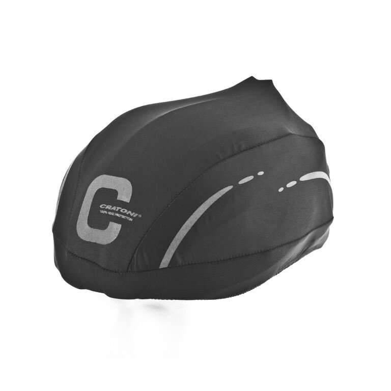 Cratoni Raincover for Bicycle Helmets in Matte Black