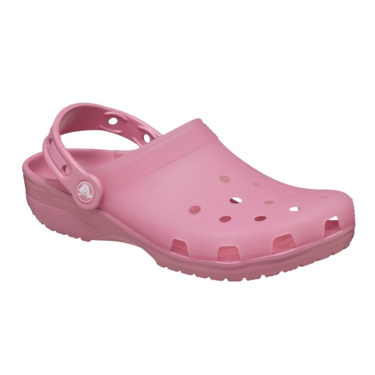 Crocs Classic Frosted Clog Sandals pink for women
